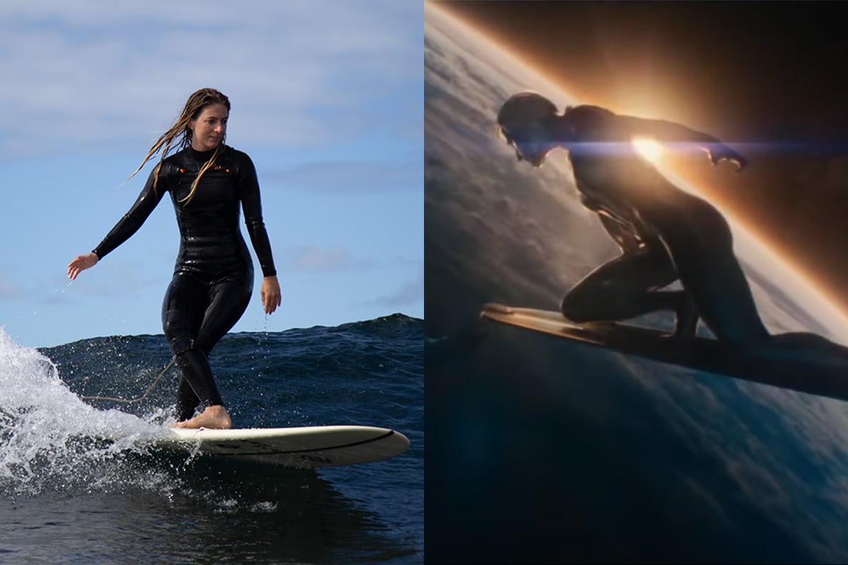 Surfer Tehilliah McGuinness in Fantastic Four