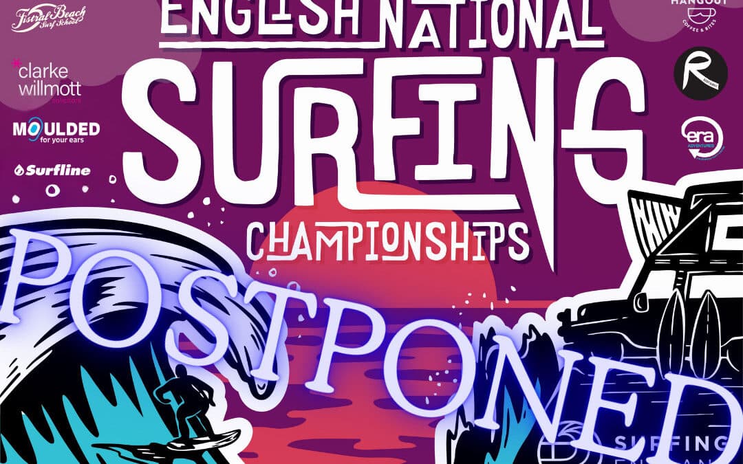 English National Surfing Champs Postponed – New Dates.