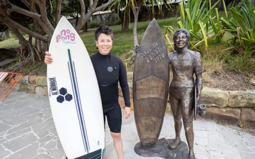 Pauline Menczer celebrated with Bondi statue