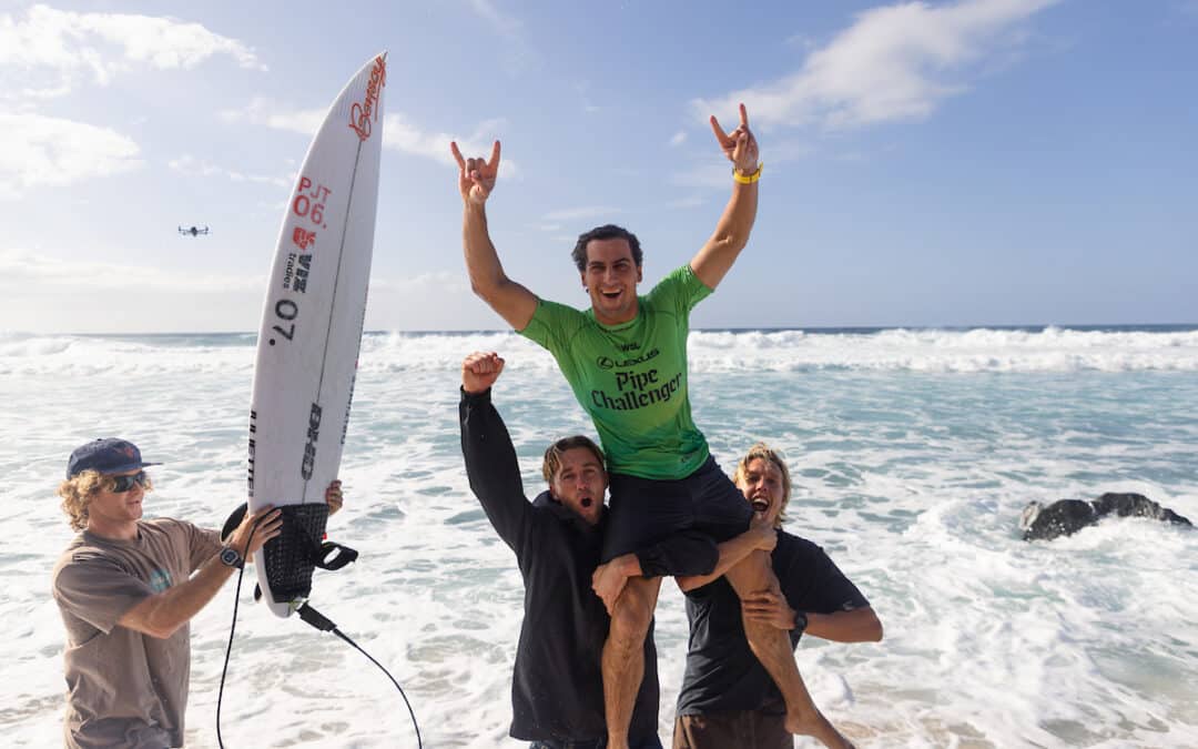 Callum Robson wins Pipe Challenger