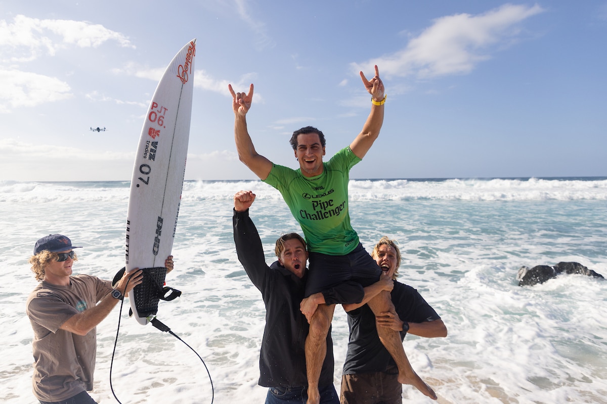 Callum Robson wins Pipe Challenger