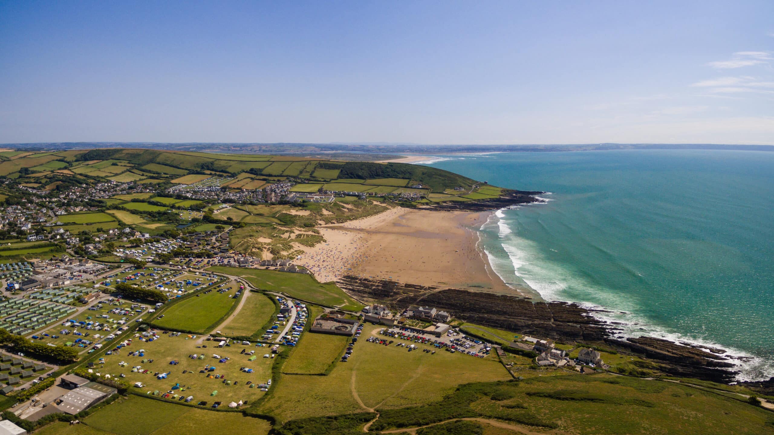Camping at Croyde Bay
