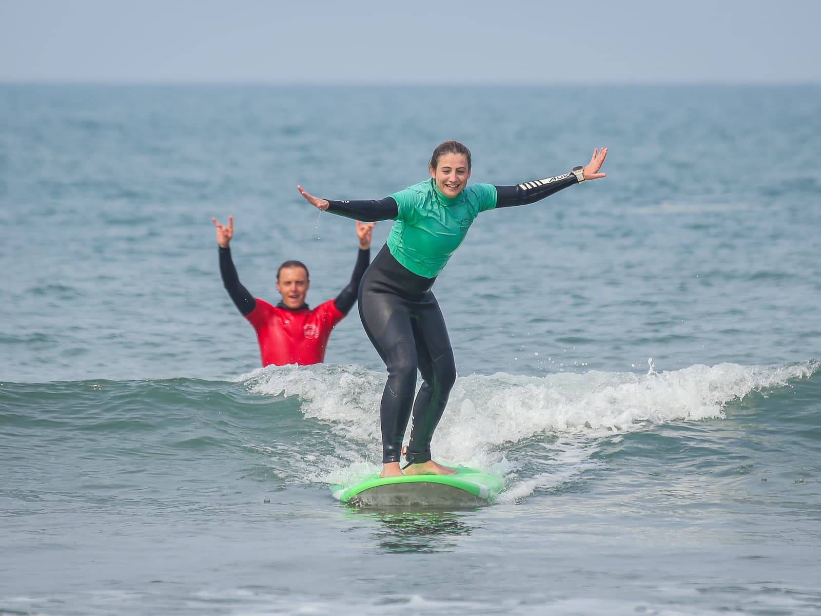 Surfing Croyde Bay