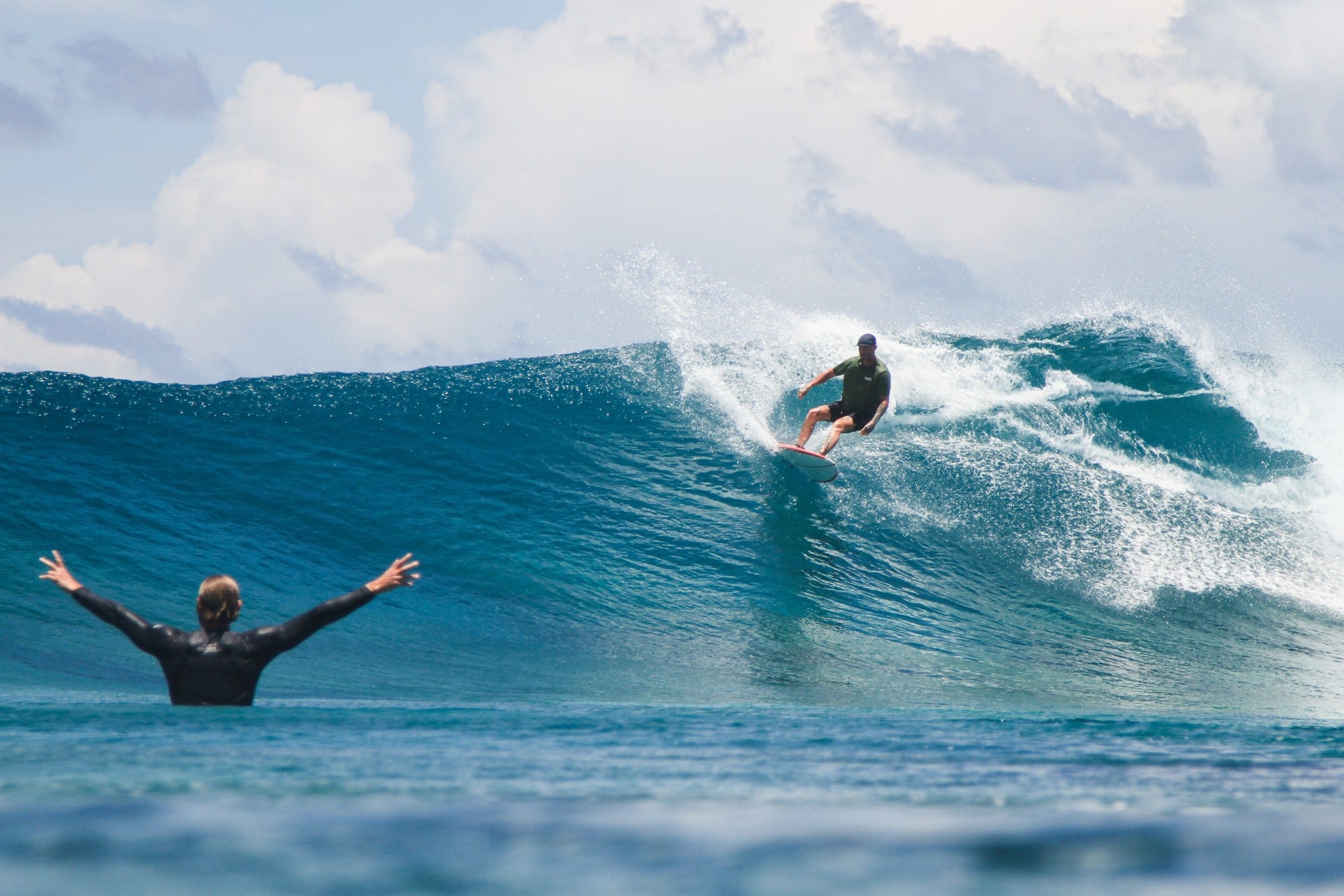 Maldives reef line-up