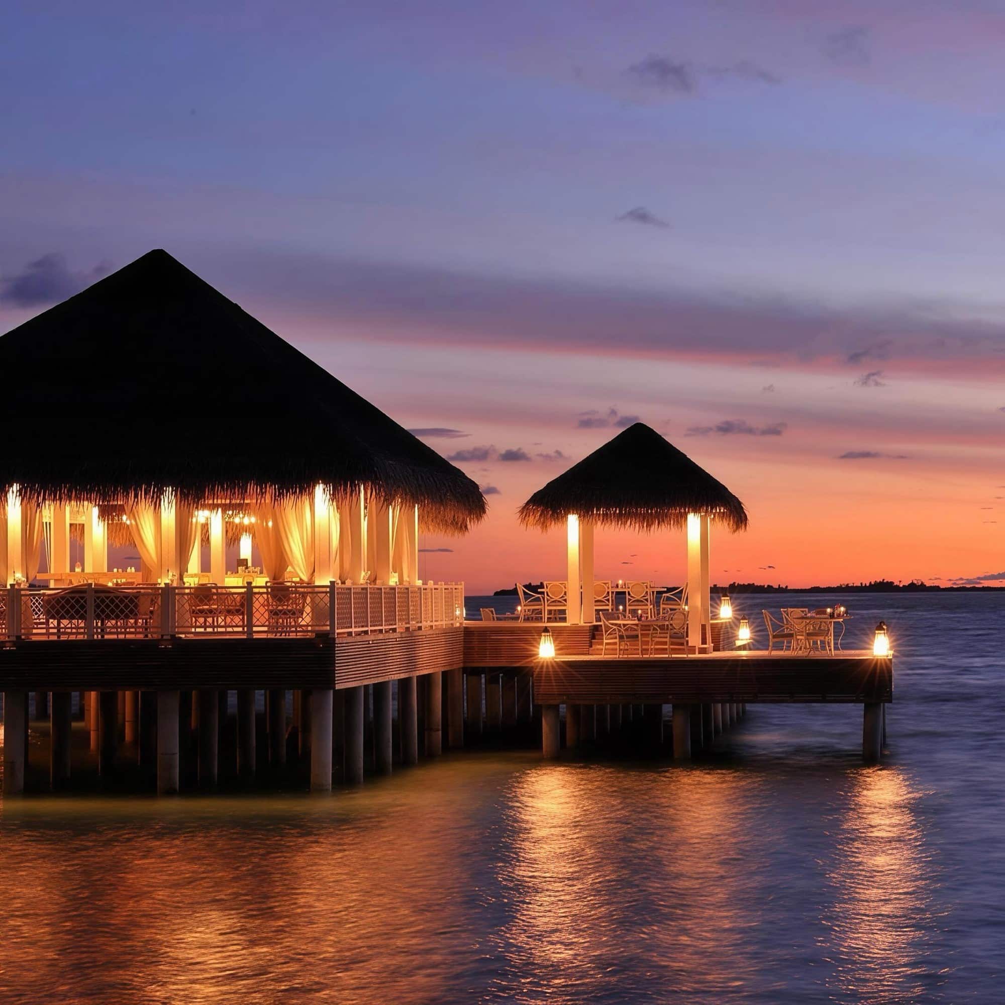 Ayada Maldives at golden hour