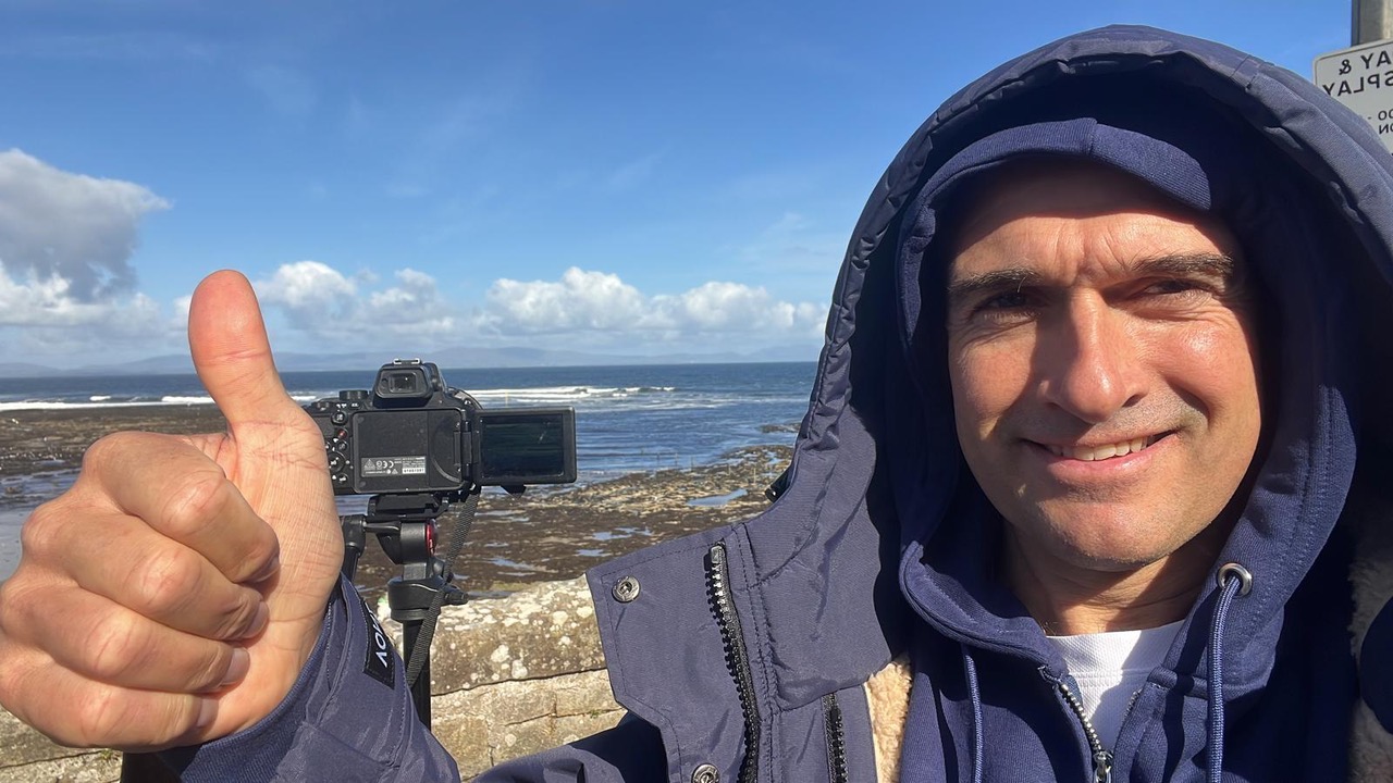 Scottish Junior Team Head Coach Craig 'Suds' Sutherland on site in Bundoran