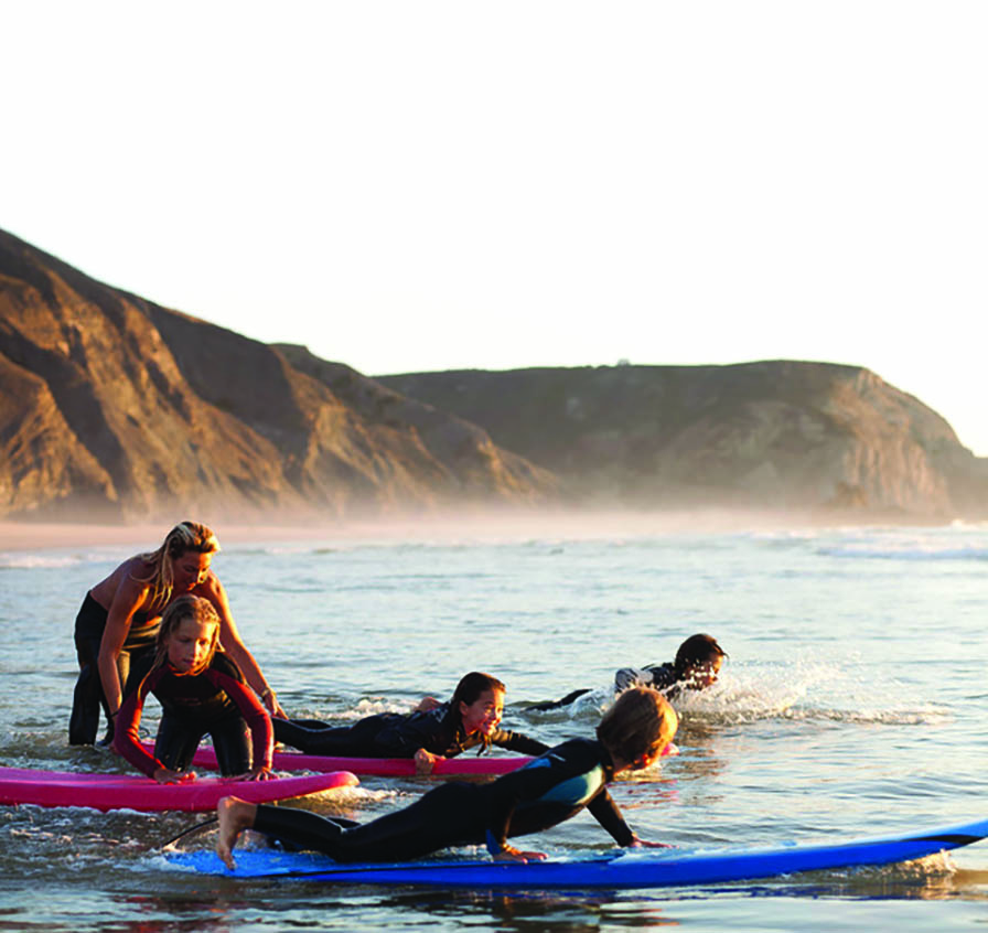 Surfing the Algarve
