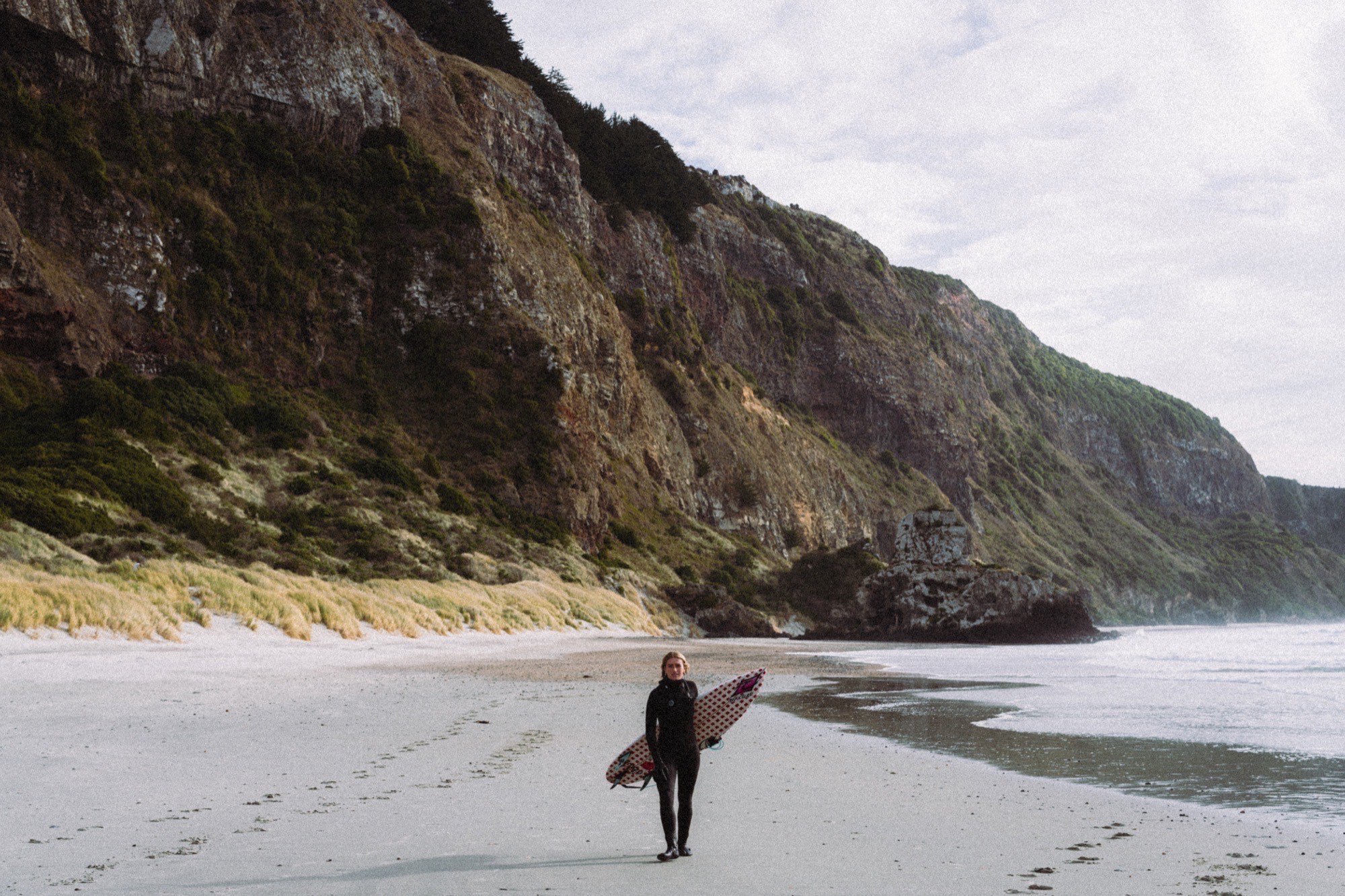 Girl surfing