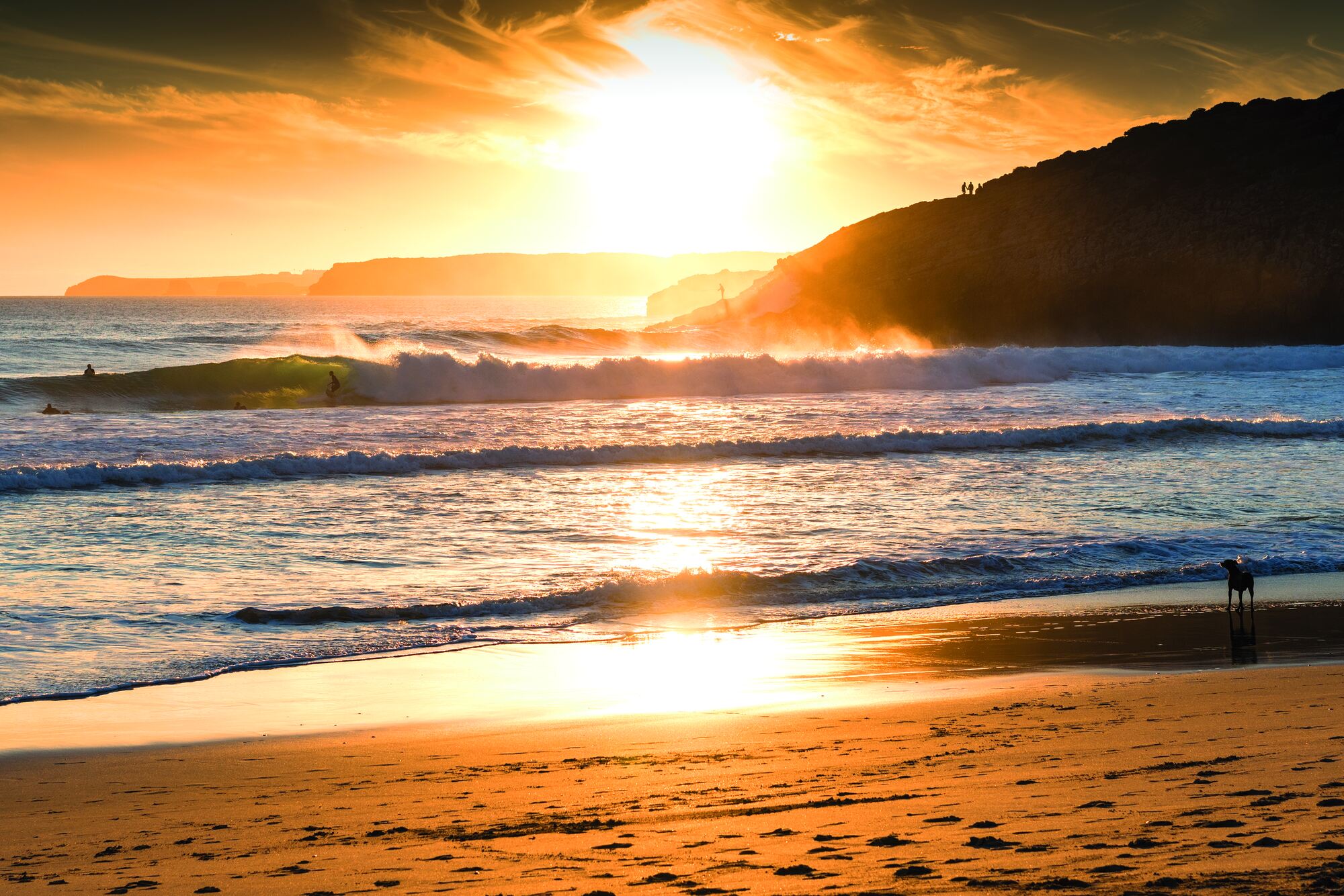 Surfing the Algarve