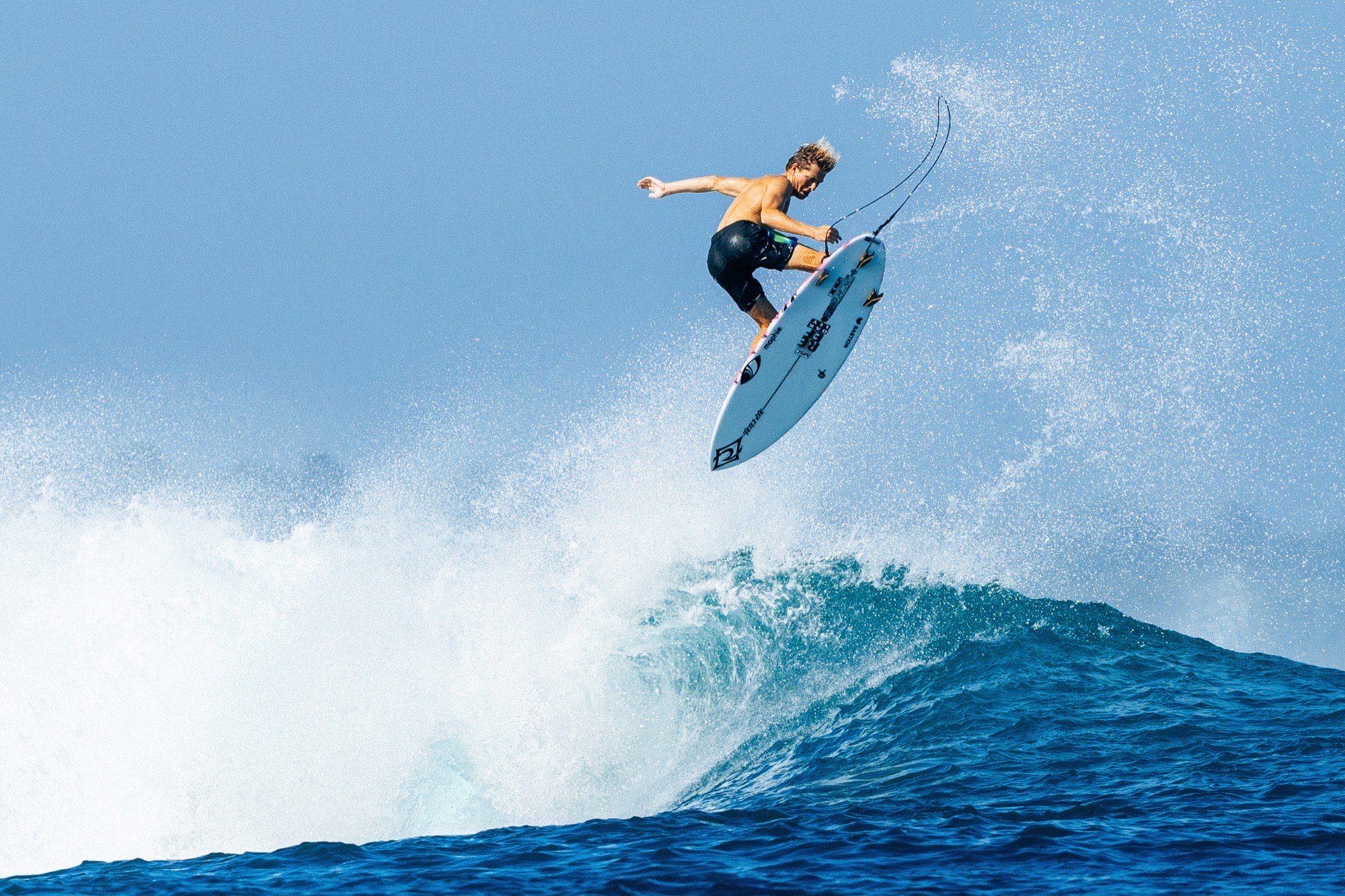 Surfer going for an air